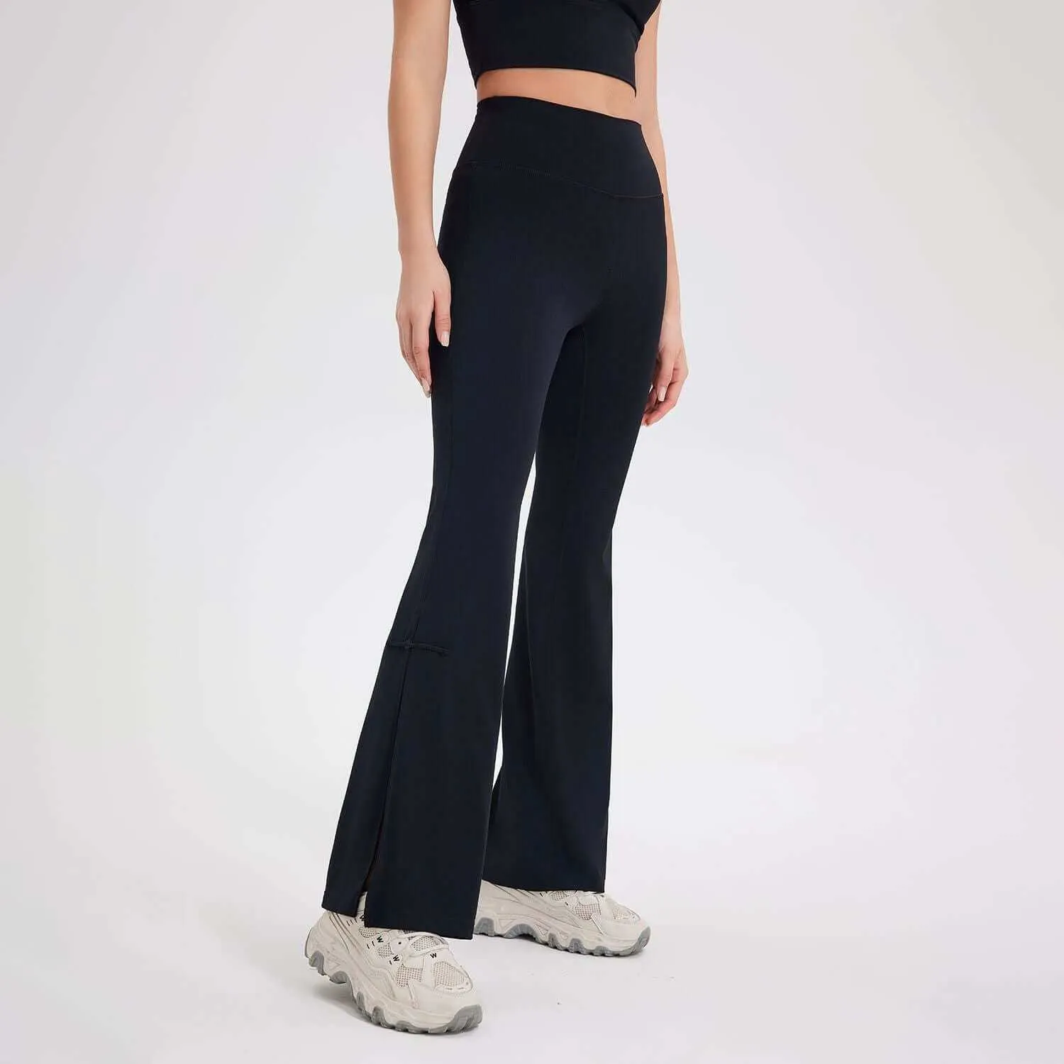Glow Chic's Peach Hip Lift Bell-bottom Sport Pants