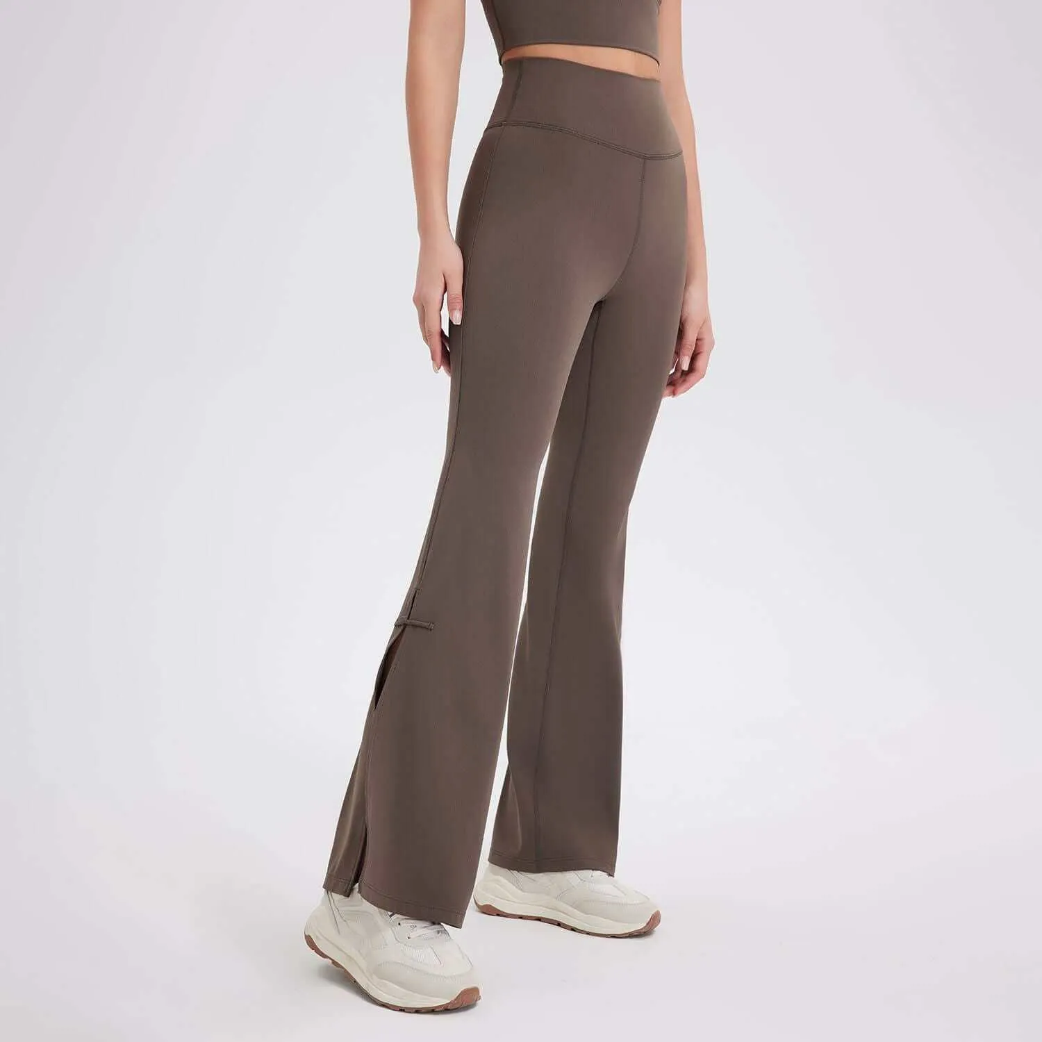 Glow Chic's Peach Hip Lift Bell-bottom Sport Pants