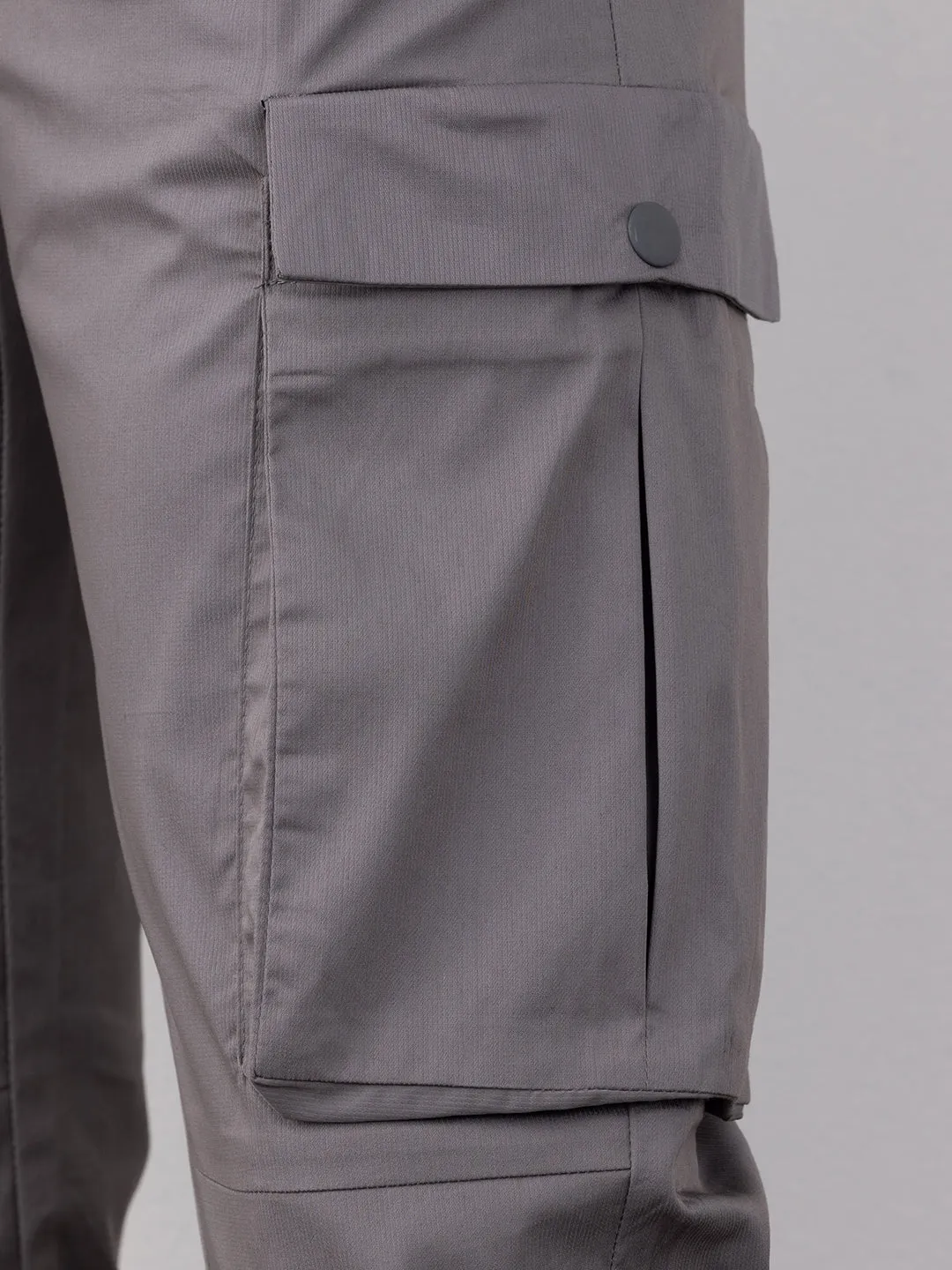 Grey Plain Comfort Pants