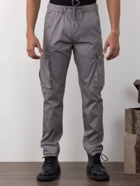 Grey Plain Comfort Pants