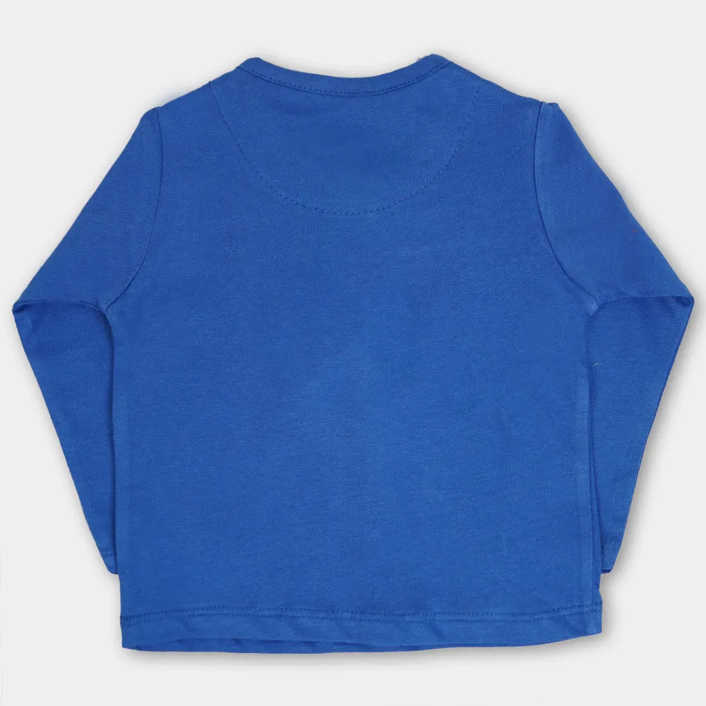 Infant Boys T-Shirt Henley - BLUE BERRY