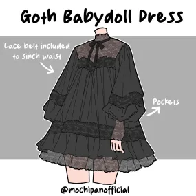 (Interest Check) Goth Babydoll Dress