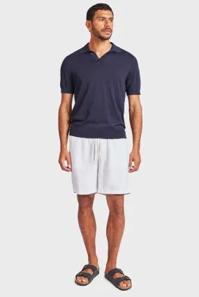 Irvine Knit Polo in Navy