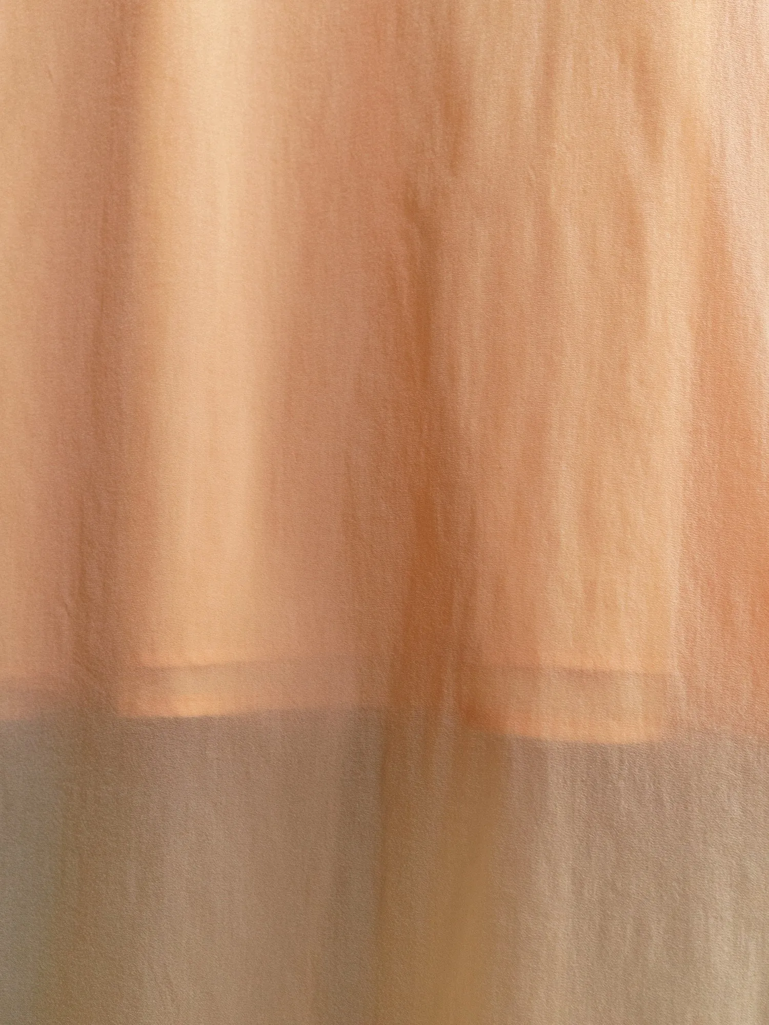 Issey Miyake apricot double layered knit sleeveless dress - S M