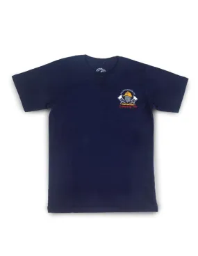Jackhammer Fireman's Chores Tee Navy