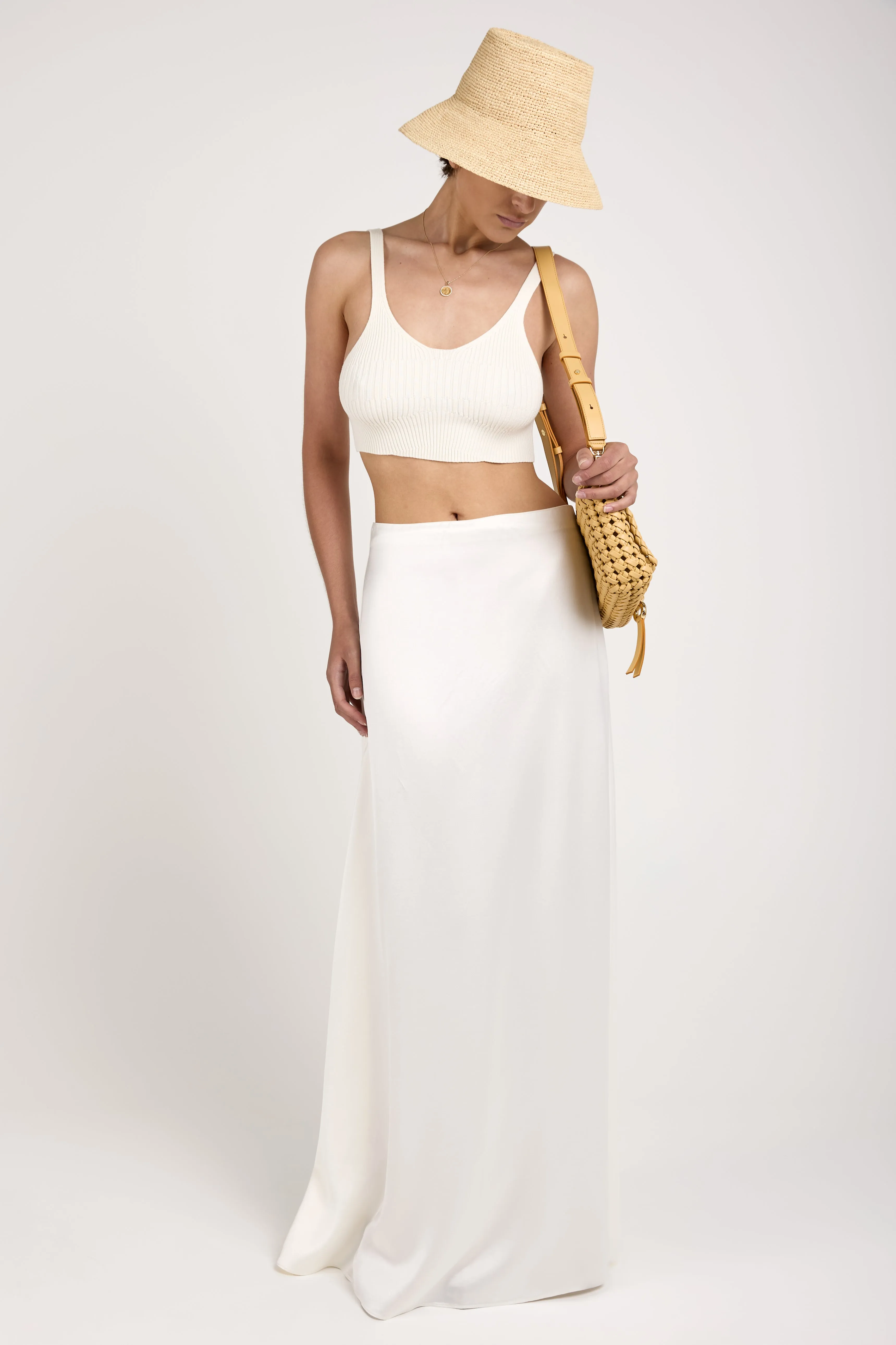 Joan Bralette Top in Crème