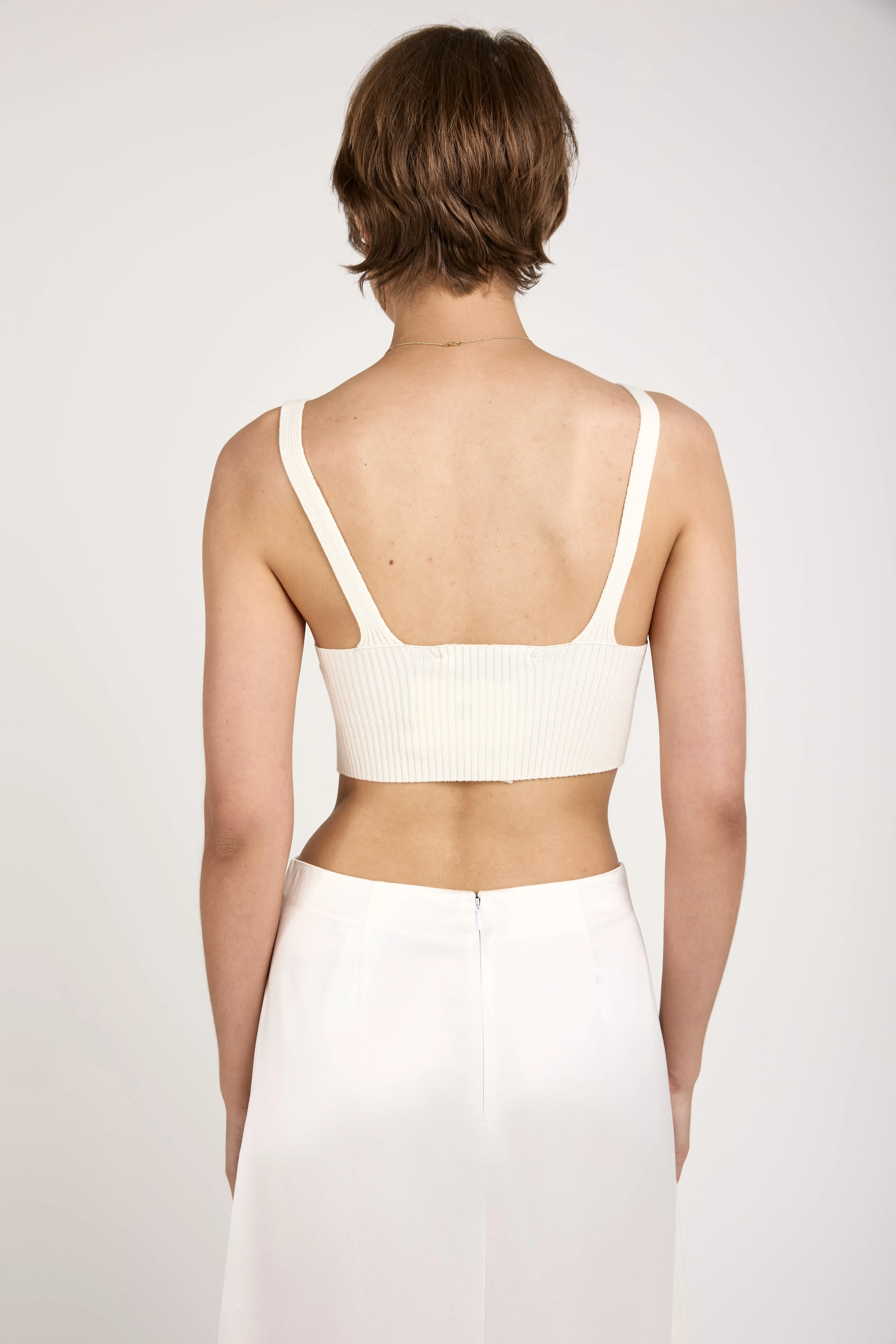 Joan Bralette Top in Crème