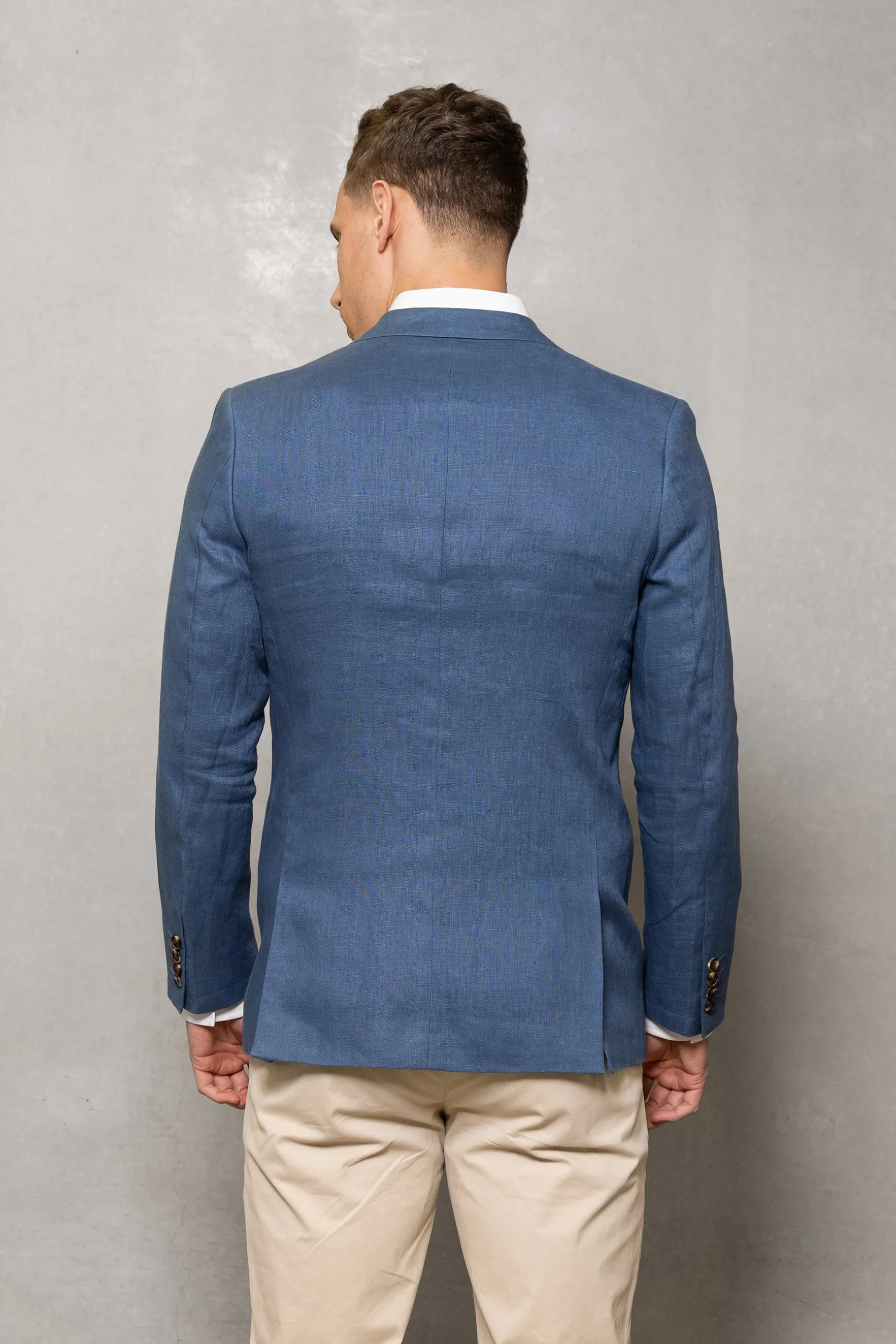 Johnson Linen Blazer: Academy