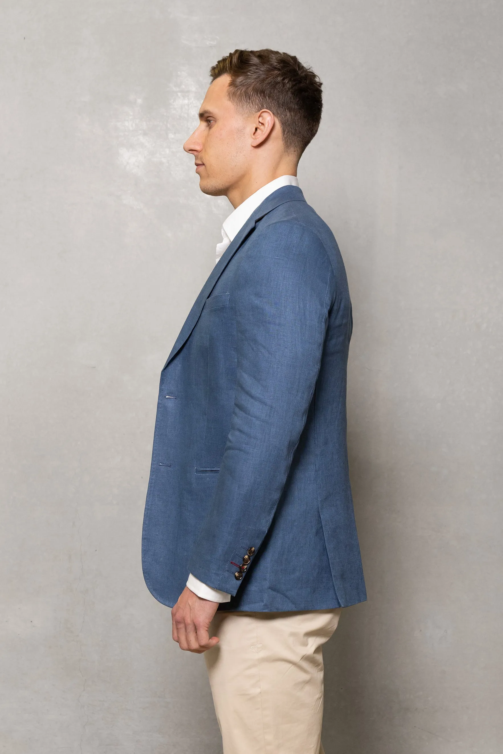 Johnson Linen Blazer: Academy