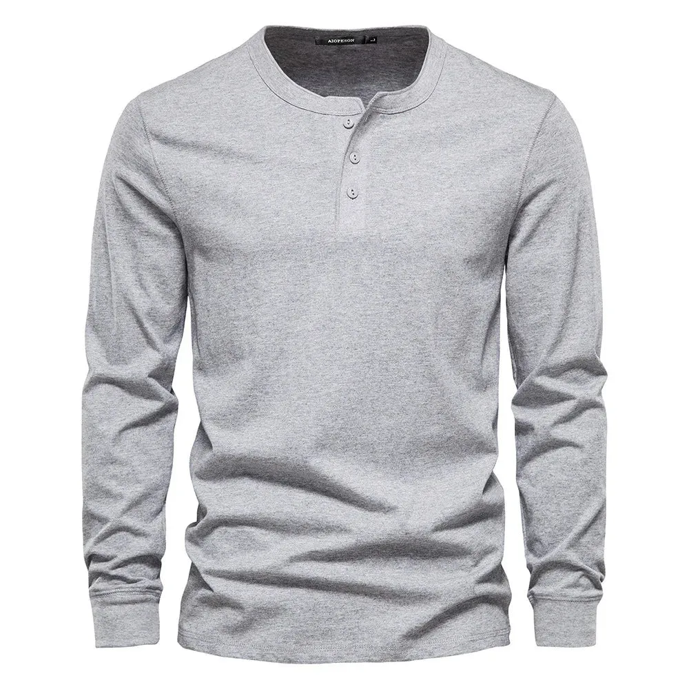 Kai - Henley Collar Shirt