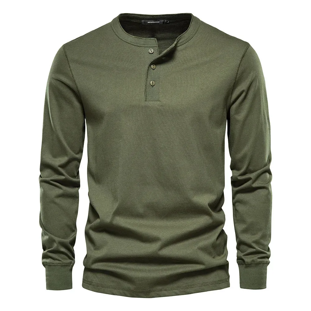 Kai - Henley Collar Shirt
