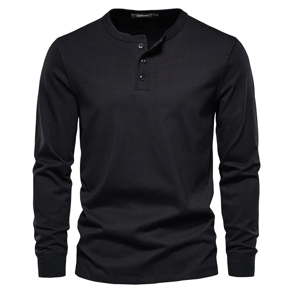 Kai - Henley Collar Shirt