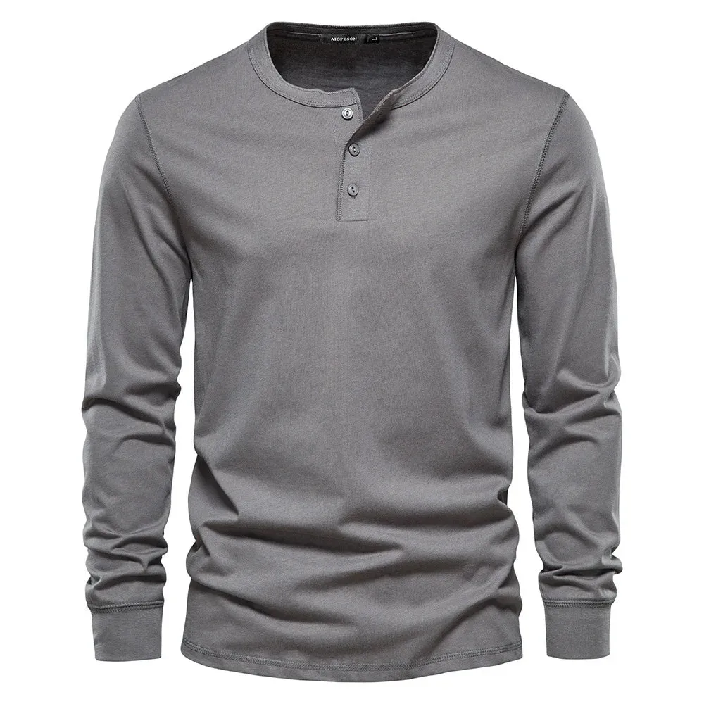 Kai - Henley Collar Shirt