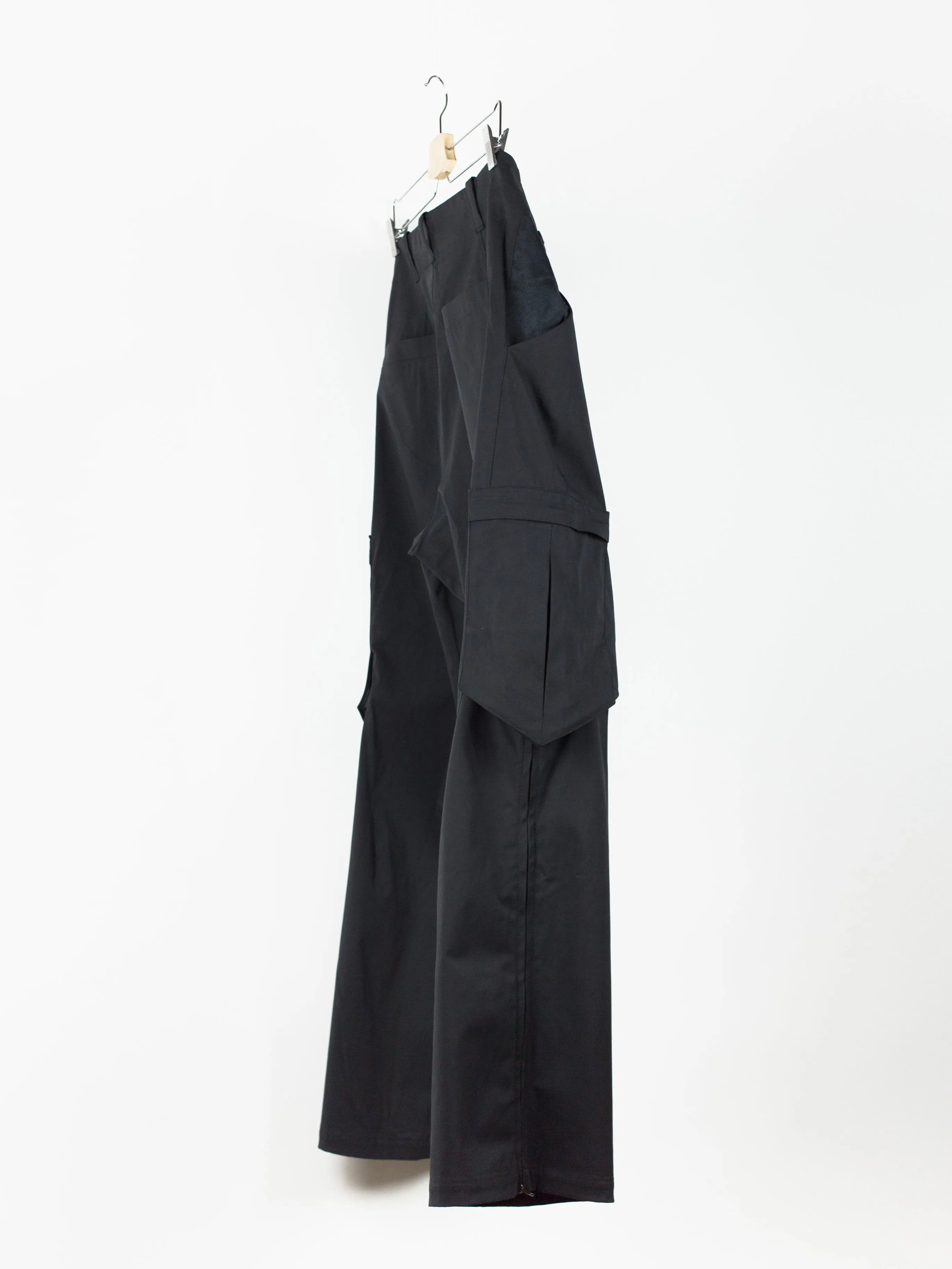 Kiko Kostadinov AW20 00092020 Bindra Cargo Trousers Black