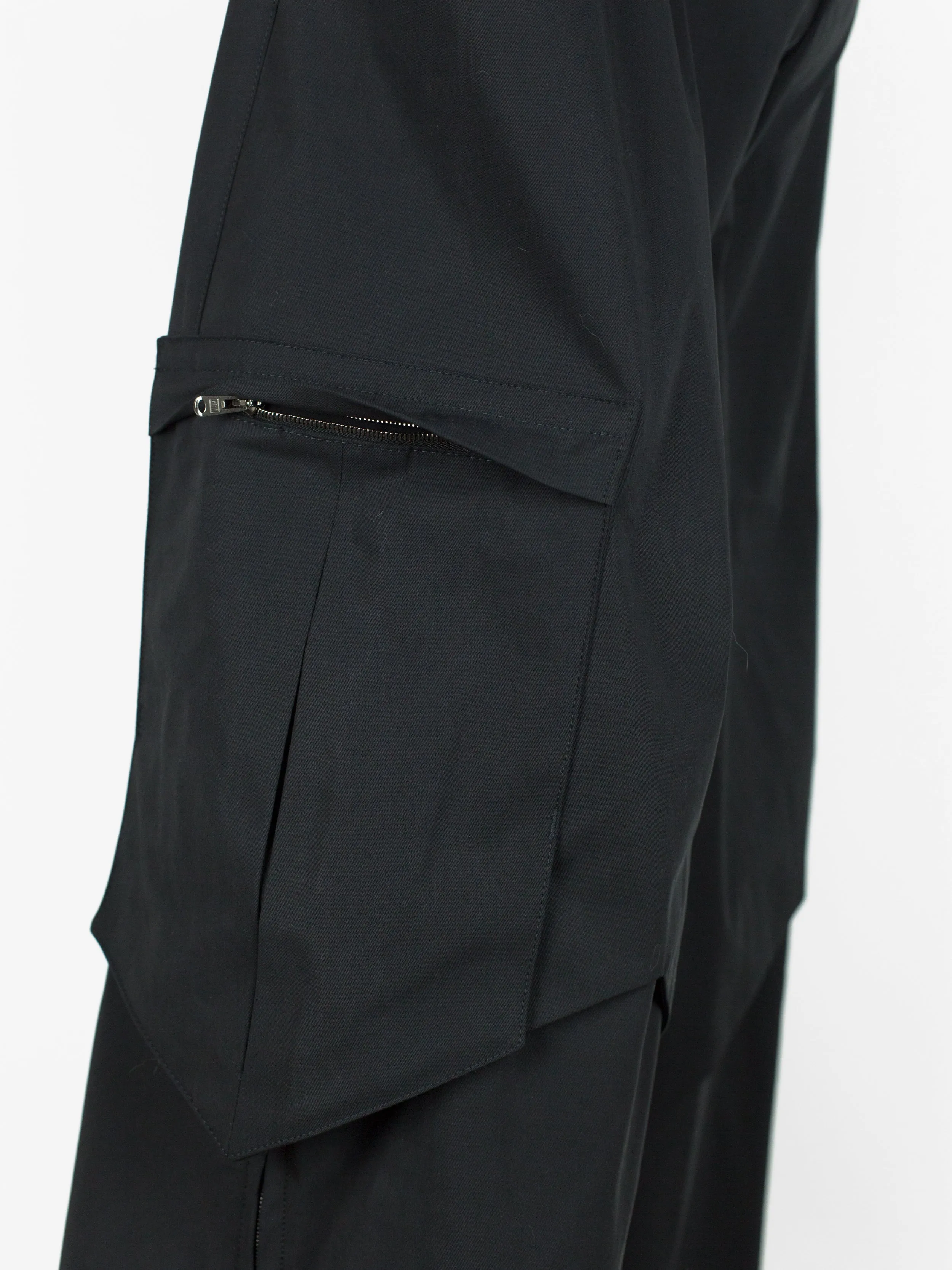 Kiko Kostadinov AW20 00092020 Bindra Cargo Trousers Black