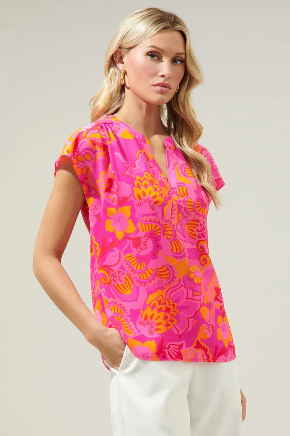 LANAI TROPIC BLOUSE