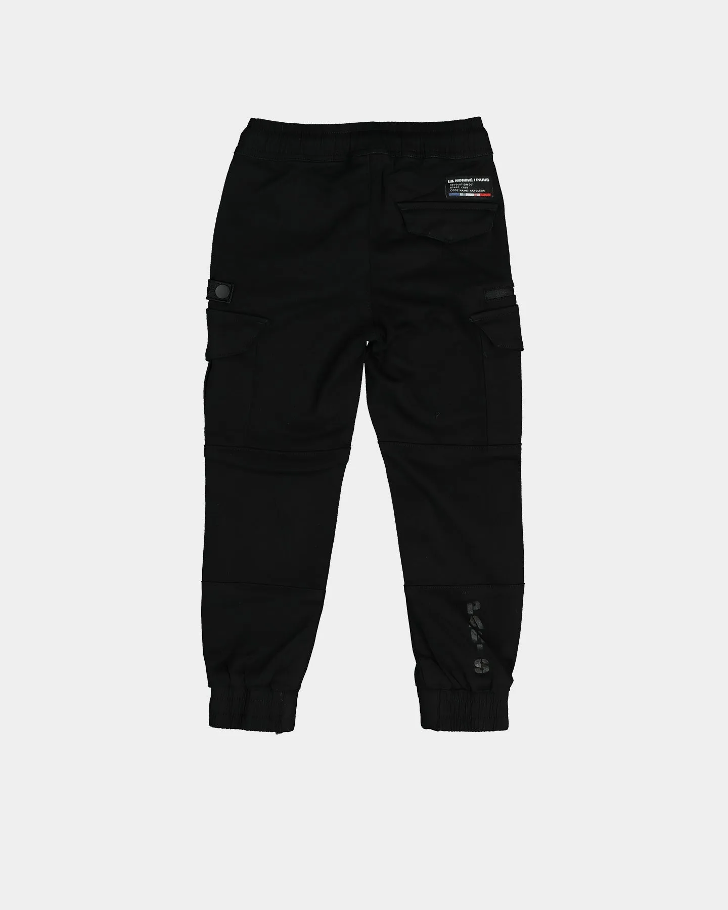 Lil Hommé Kid's Evolution Cargo Jogger Black/Black