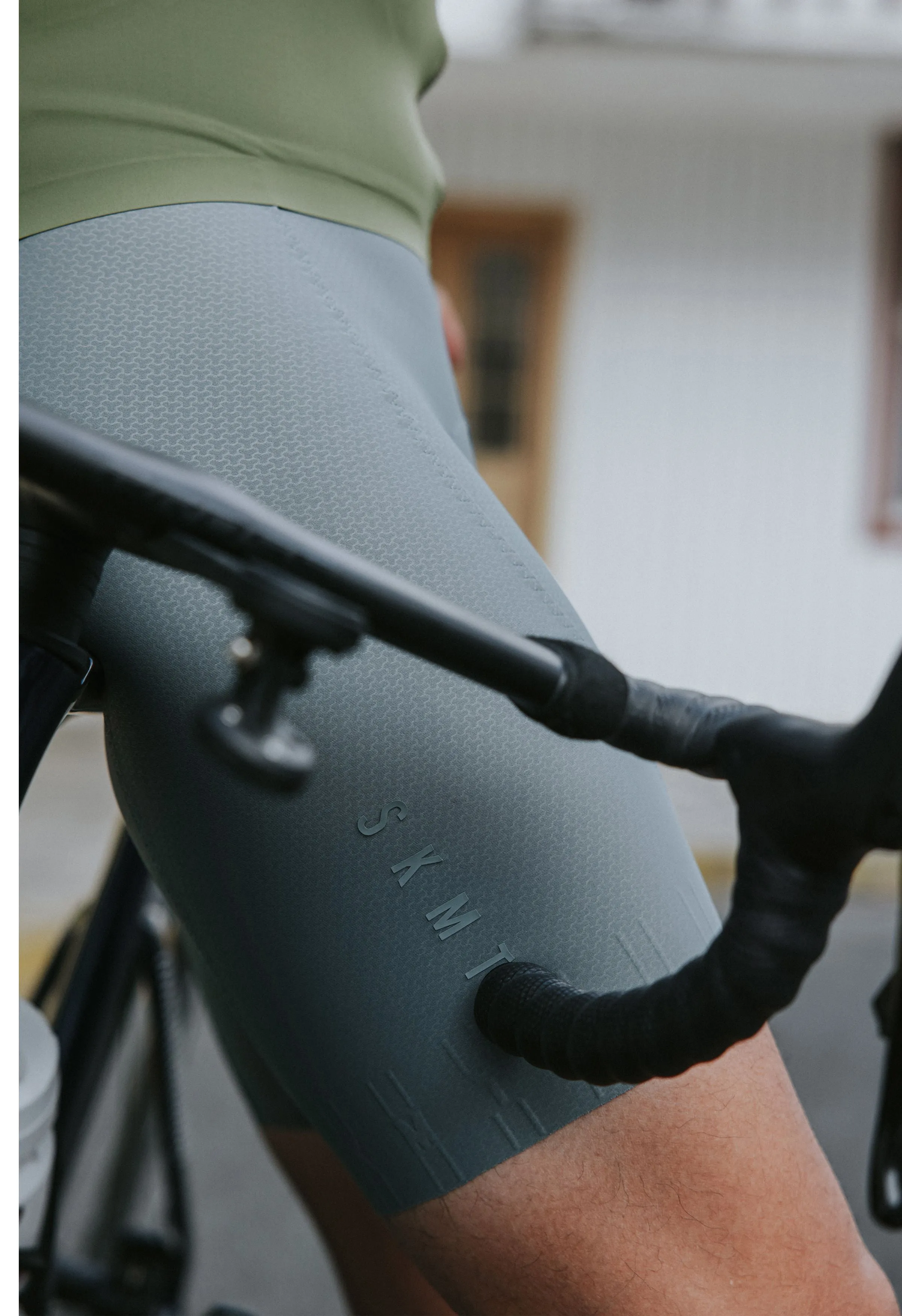 Men's Cycling Bib Shorts Minima Slate Gray