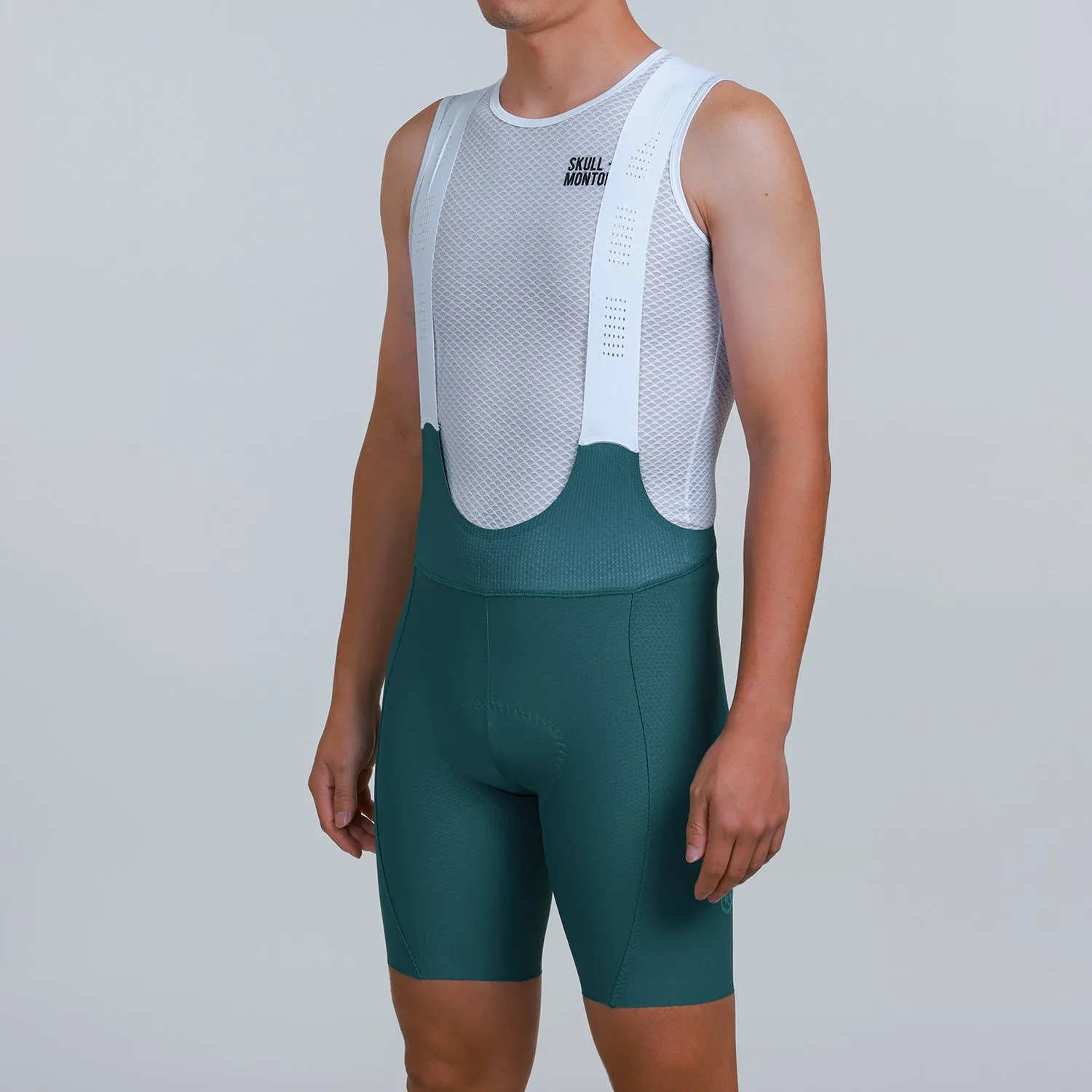 Men's Cycling Bib Shorts Minima Teal Green