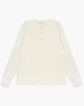 Merz B Schwanen Good Originals 206 8.6oz Loopwheeled Henley - White