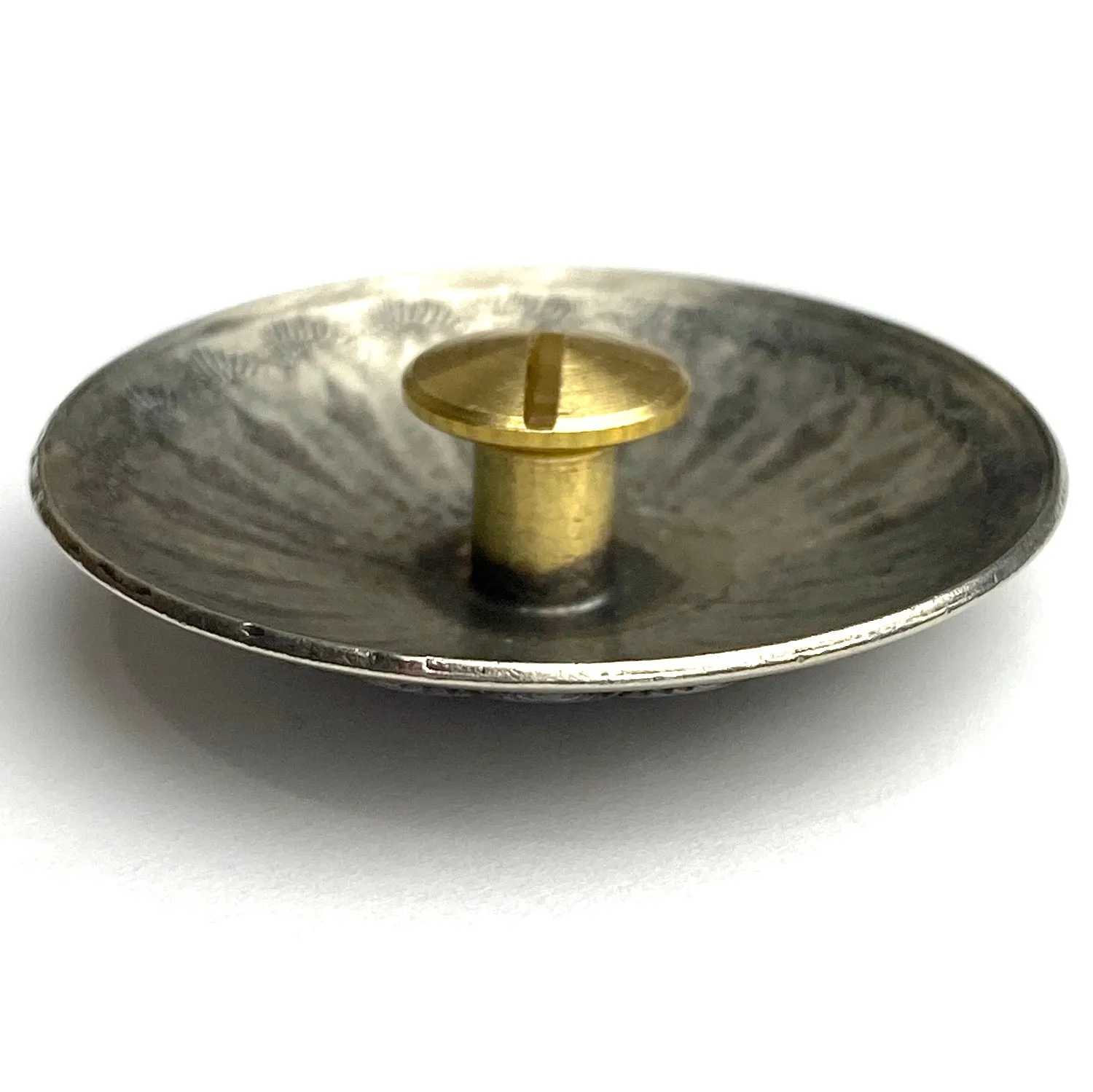 Mesa Sunflower 1.5" Screw-Back Concho 1-1/2" Nickel Silver  # SW-227