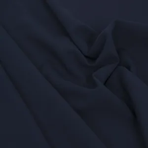 Navy Double Weave Stretch Fabric 1654