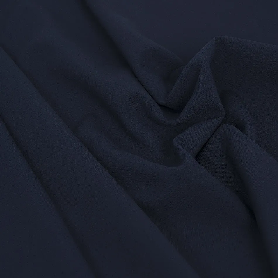 Navy Double Weave Stretch Fabric 1654