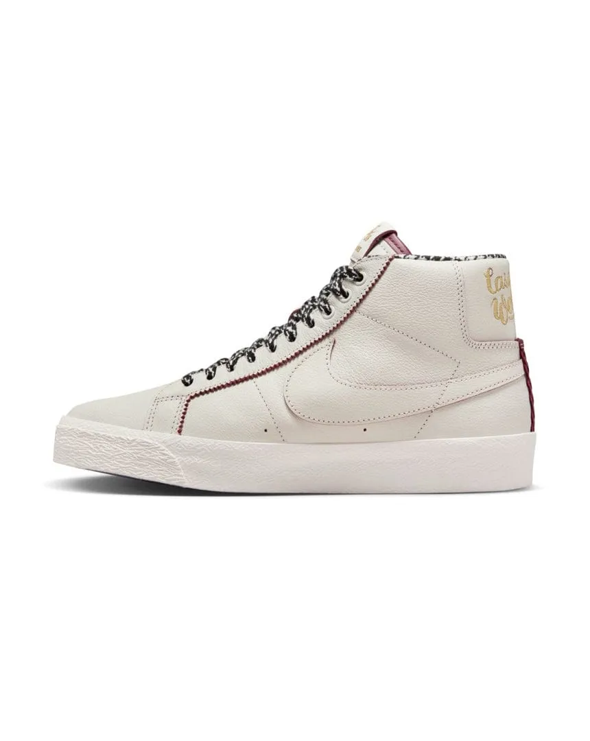 Nike SB x Welcome Madrid Zoom Blazer Mid - Sail / Dark Beetroot