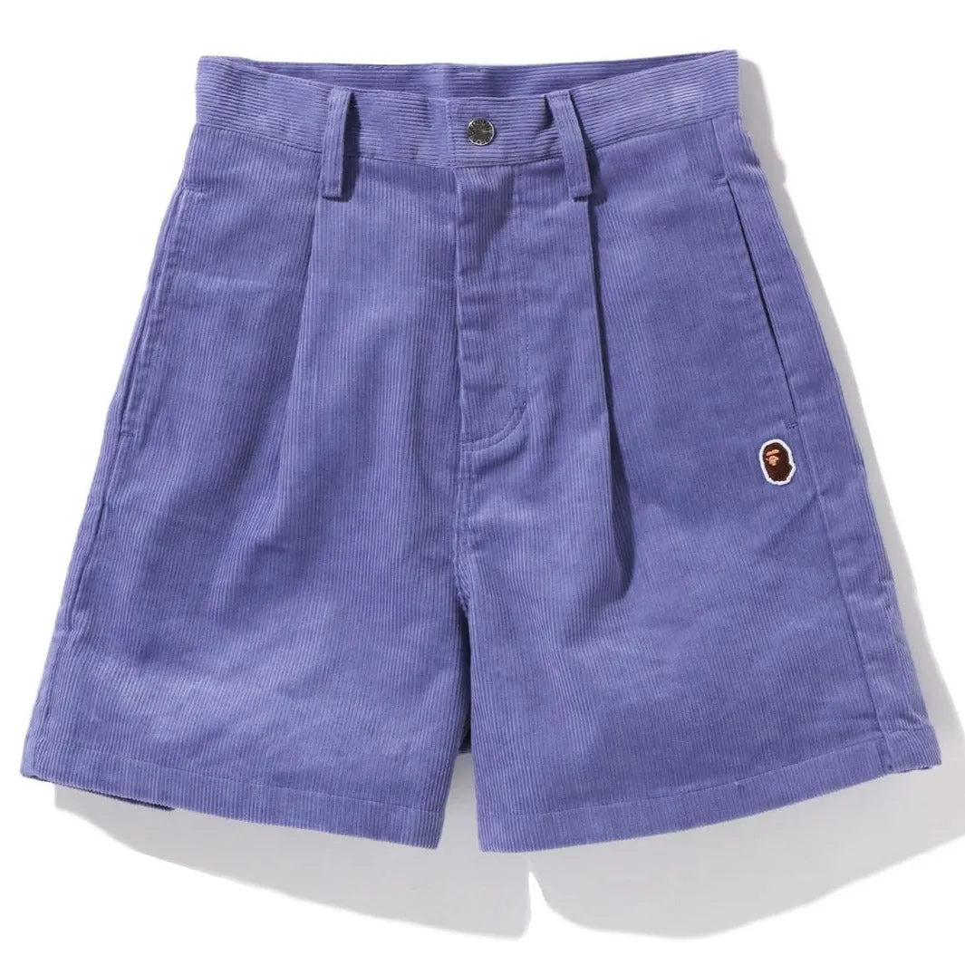 ONE POINT CORDUROY SHORTS LADIES