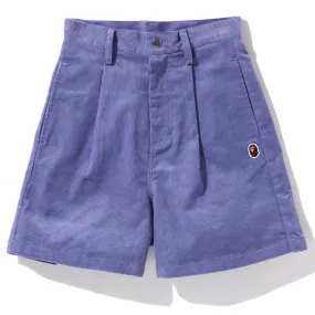 ONE POINT CORDUROY SHORTS LADIES