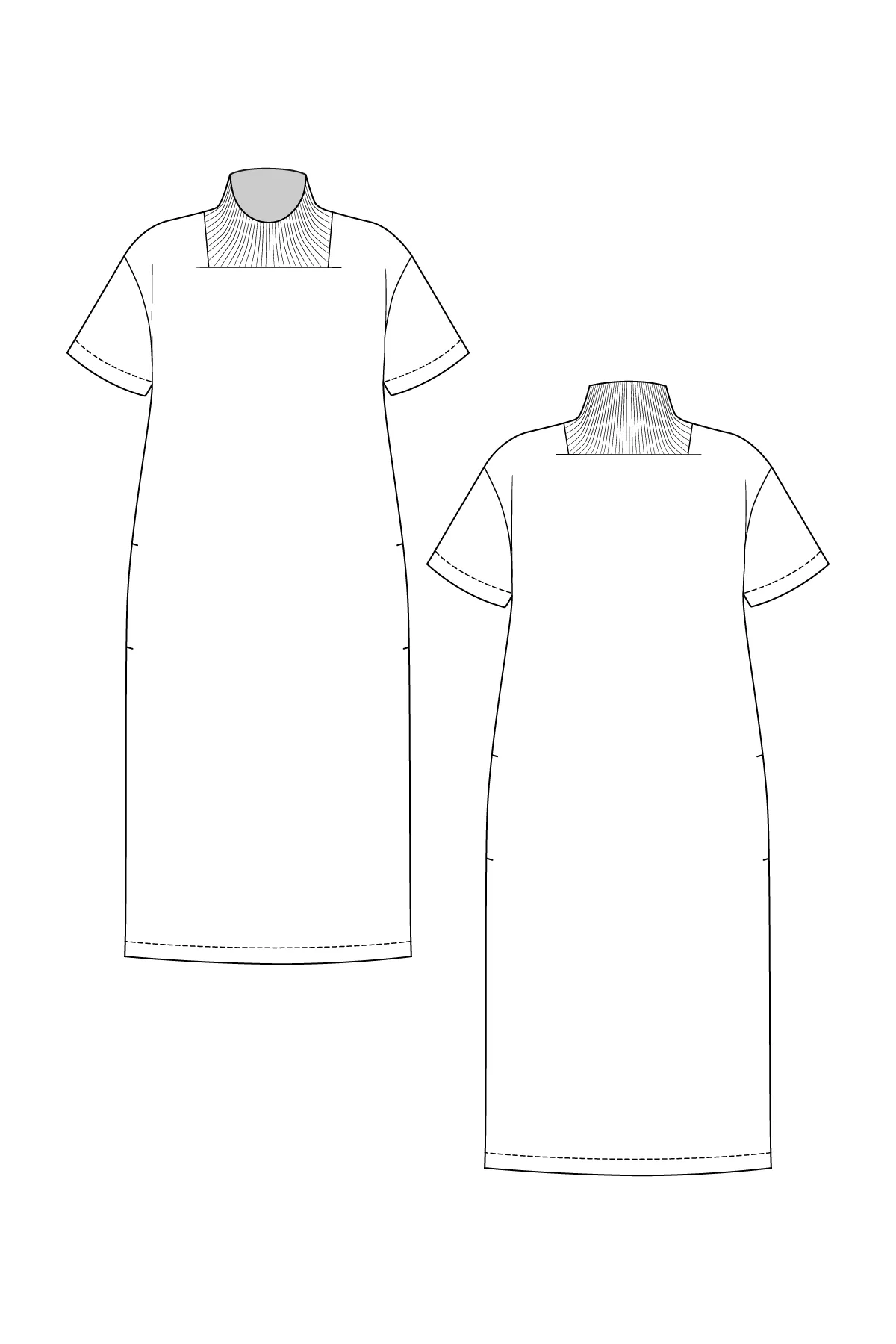 PDF Pattern - Rauha Tee & Tee Dress | Named Clothing