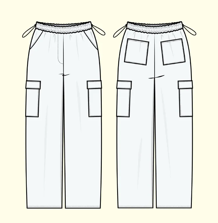 PDF Pattern - Versa Pants | Puff and Pencil