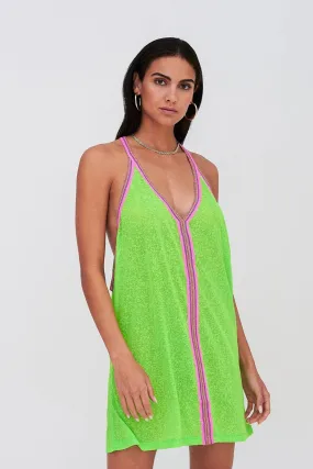 PITUSA Mini Sundress | Lime
