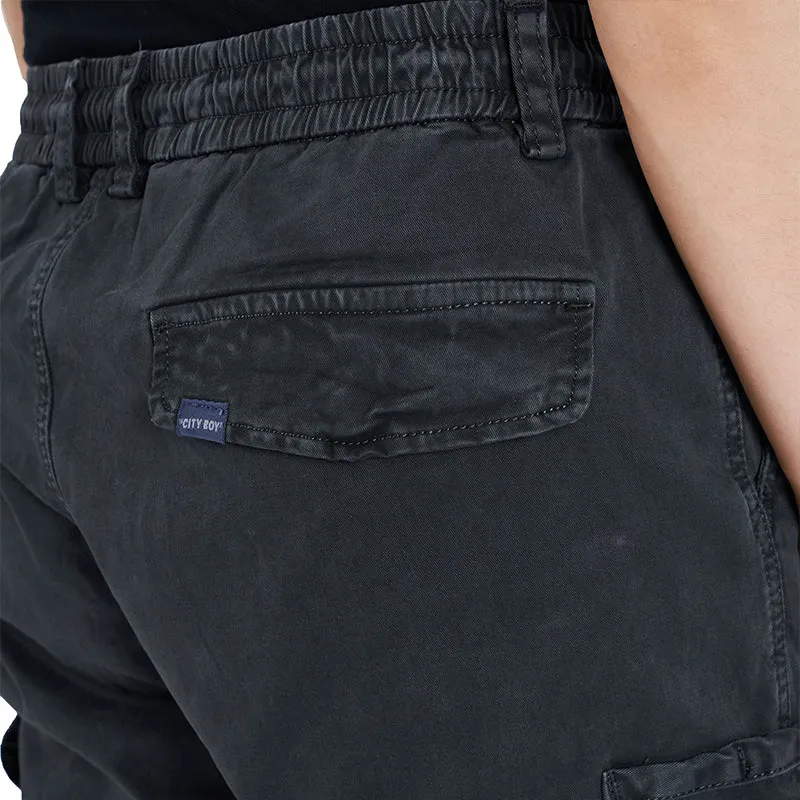 POCKETS WASHED CARGO PANTS