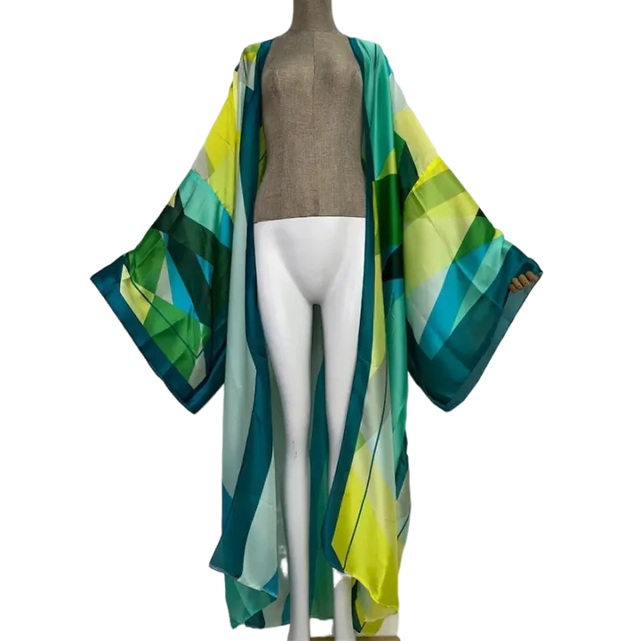 Pre Order:  Elegant Silk Kimono Cardigan - WINI