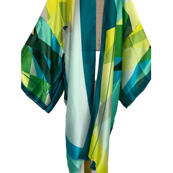 Pre Order:  Elegant Silk Kimono Cardigan - WINI