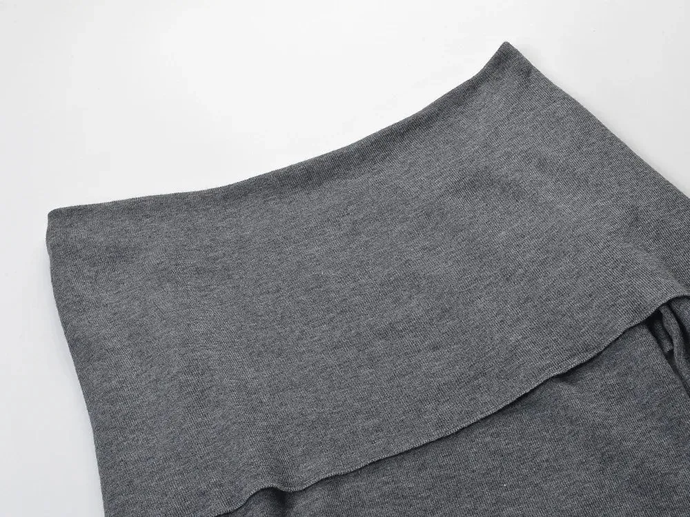 Pre Order:  Strapless Knitted Midi Dress
