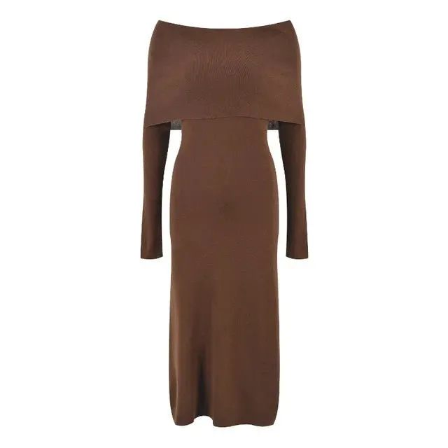 Pre Order:  Strapless Knitted Midi Dress