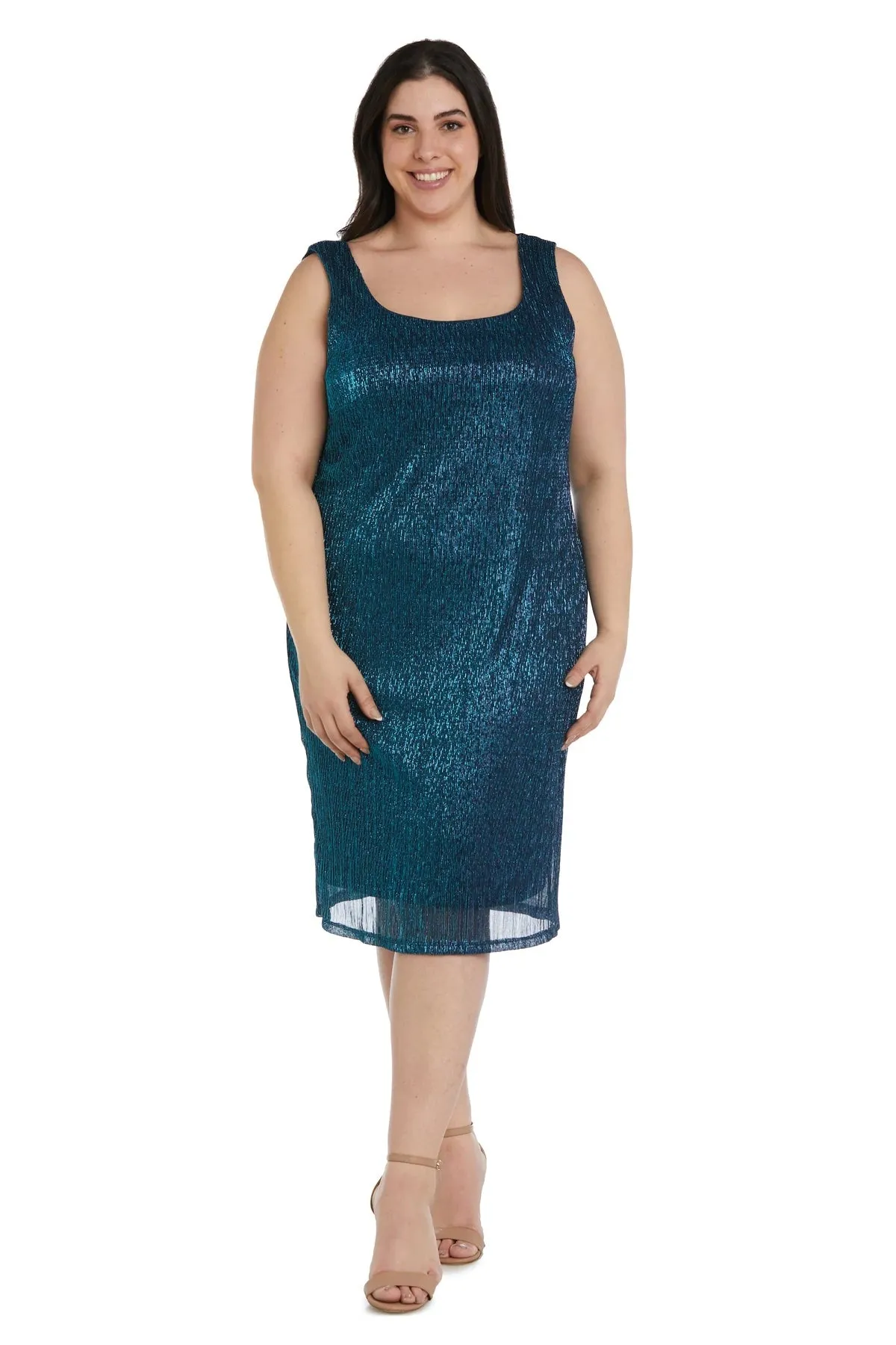 R&M Richards Women's Plus Size 2 Piece Shimmer Jacket Dress - Mother Of The Bride Dress