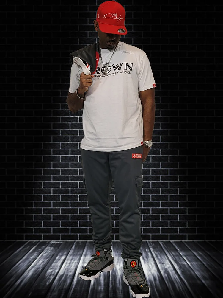 Red Label Designer Onassis Krown Tracksuit in Gray