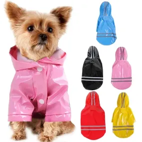 Reflective Waterproof Snowproof Dog Raincoat