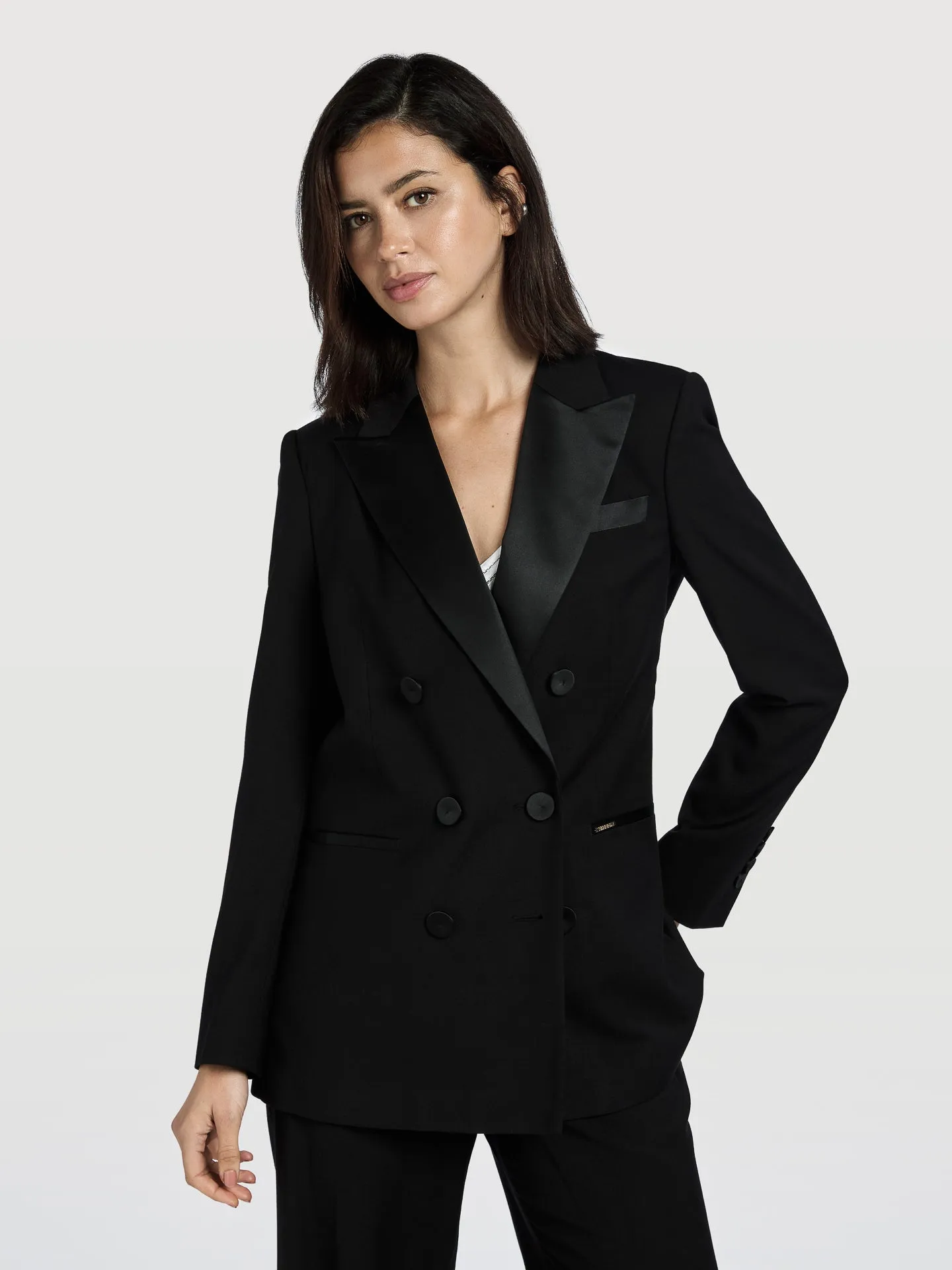 Regular Fit Black Tuxedo Blazer