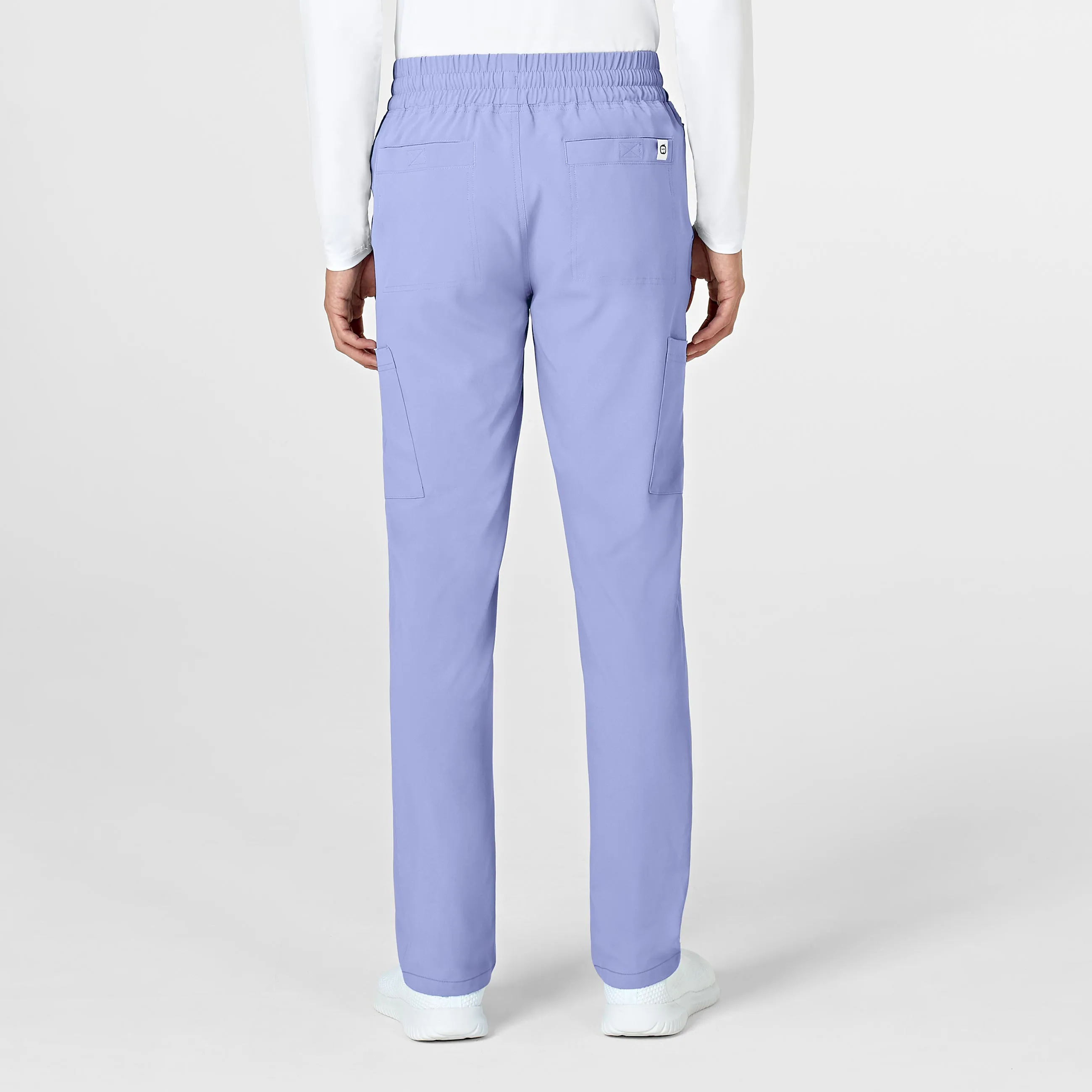 RENEW Mens Straight Slim Scrub Pant - Ceil Blue