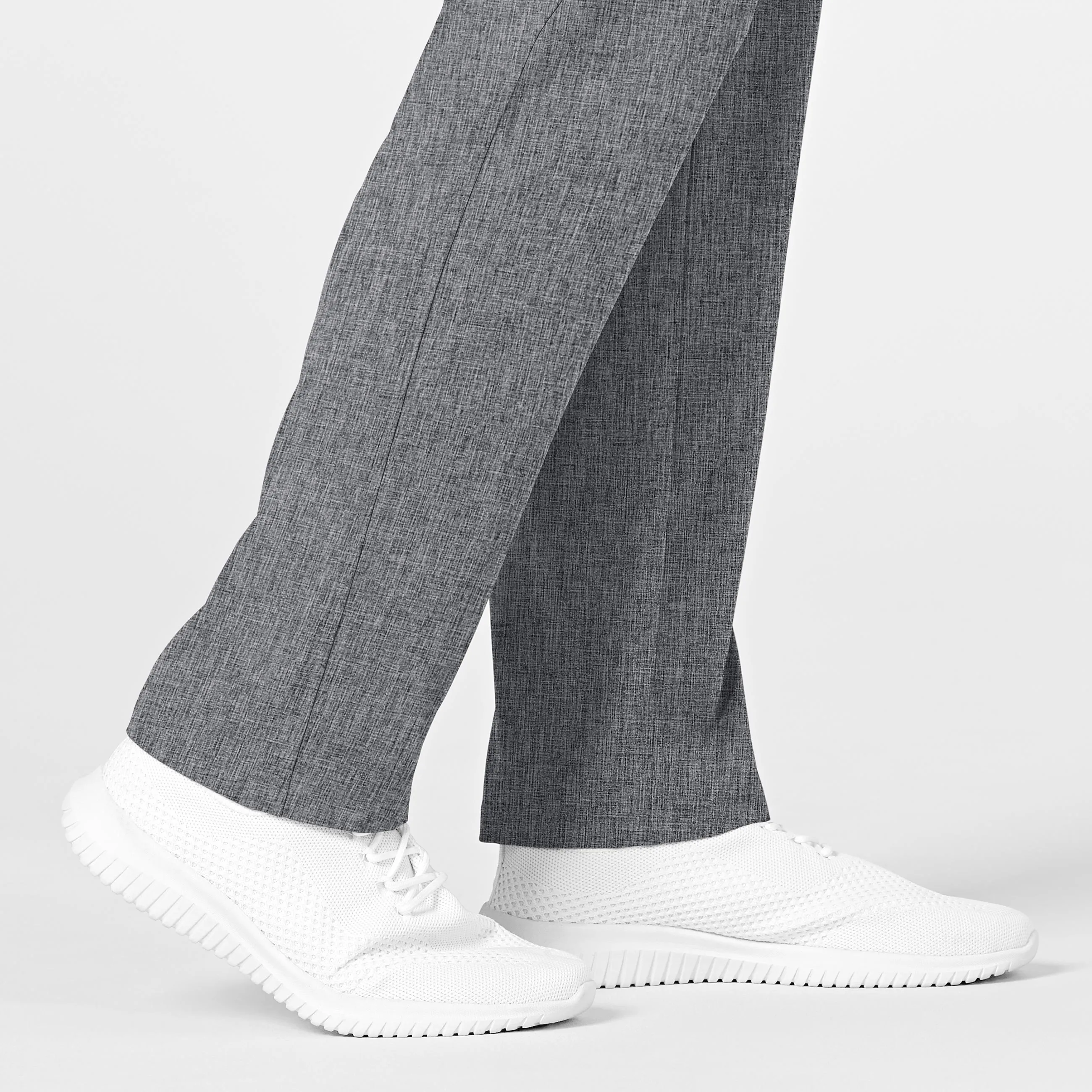 RENEW Mens Straight Slim Scrub Pant - Grey Heather