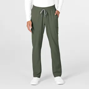 RENEW Mens Straight Slim Scrub Pant - Olive