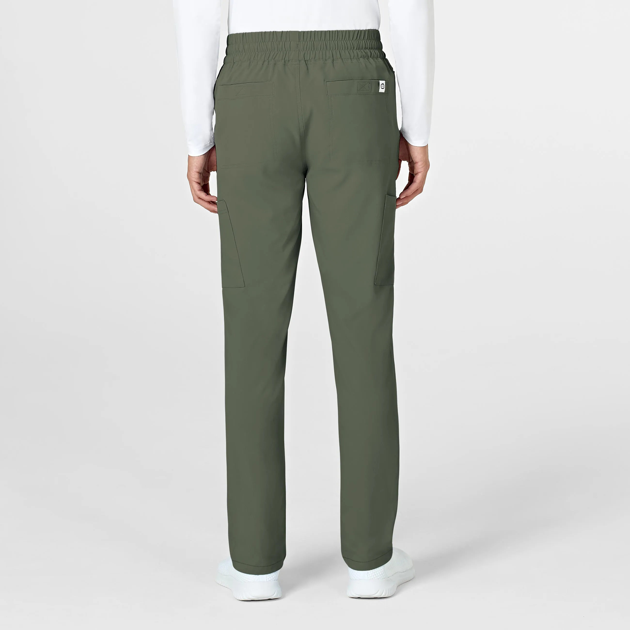 RENEW Mens Straight Slim Scrub Pant - Olive
