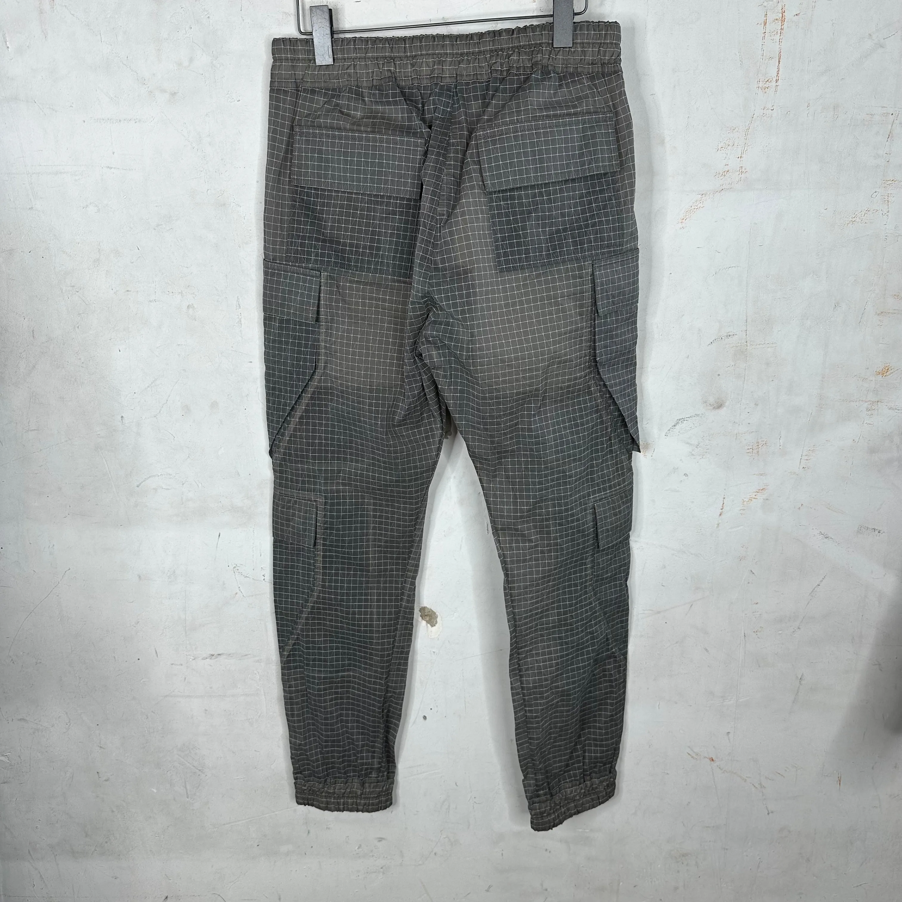 Rick Owens Edfu Grid Cargo Pants
