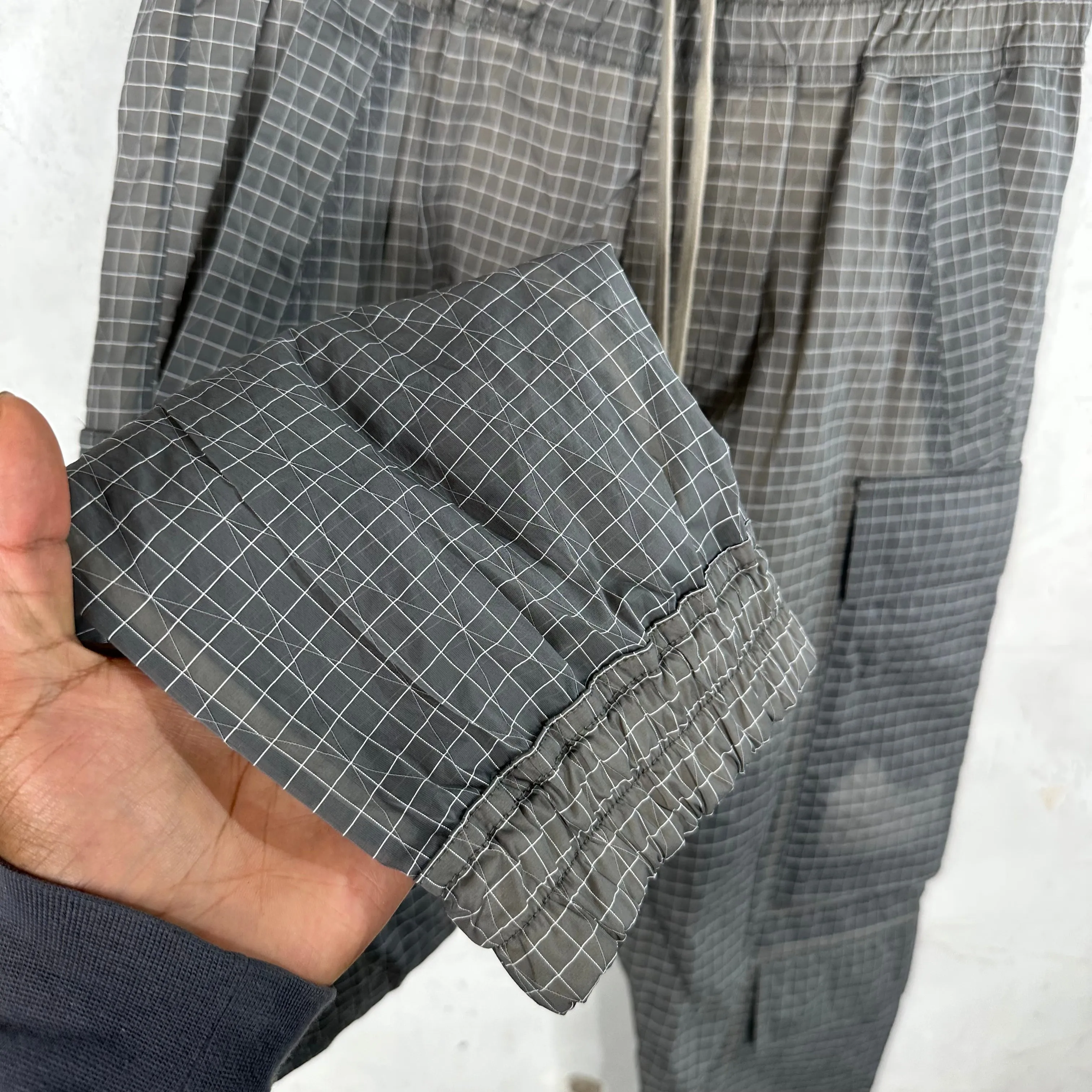 Rick Owens Edfu Grid Cargo Pants