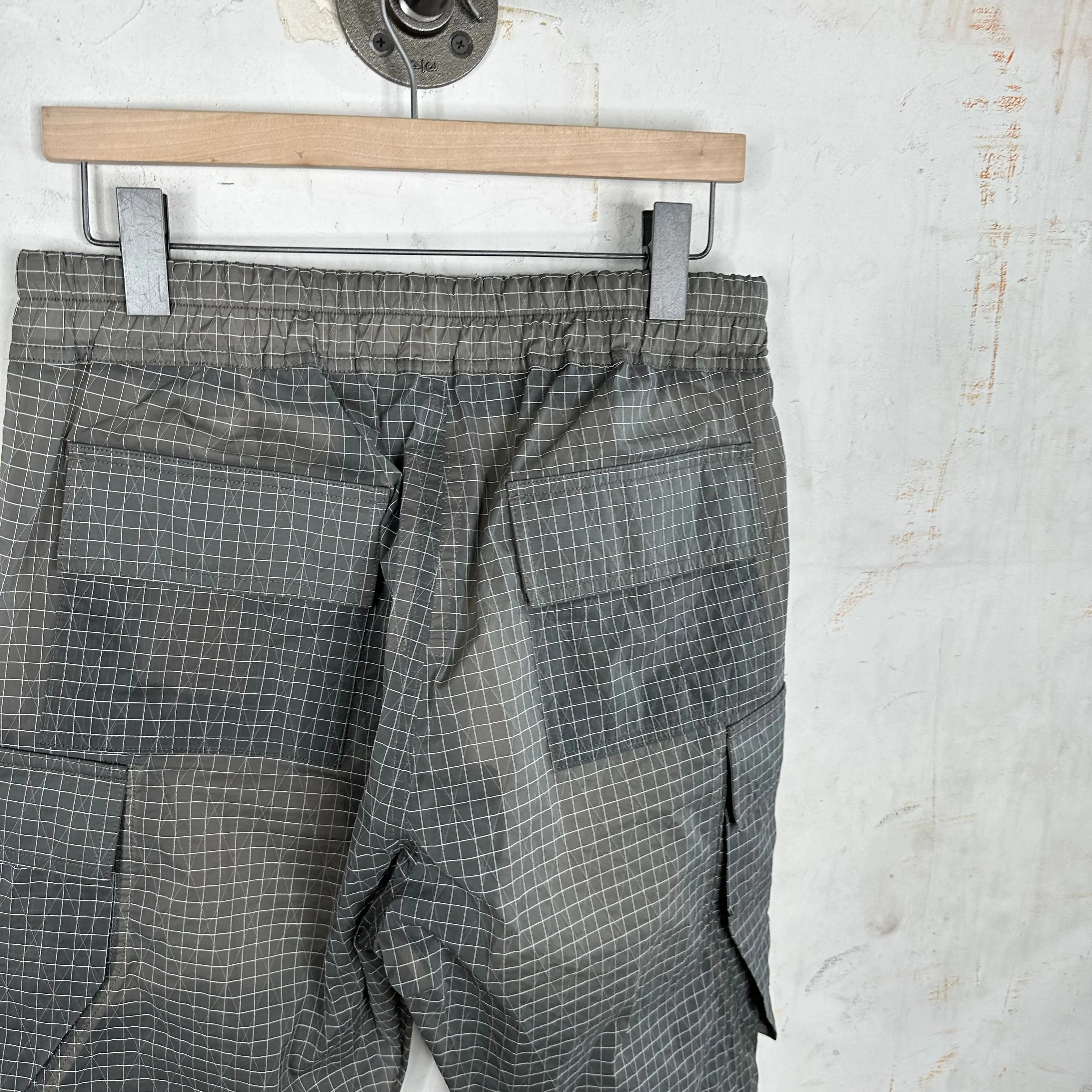 Rick Owens Edfu Grid Cargo Pants