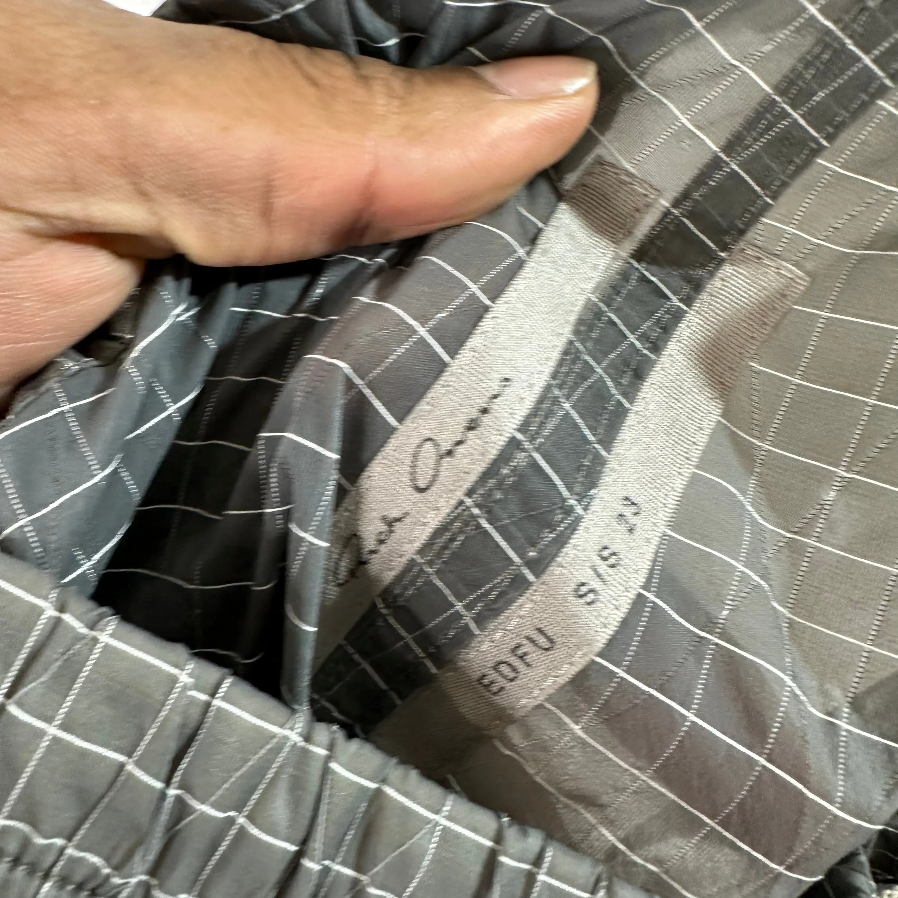 Rick Owens Edfu Grid Cargo Pants